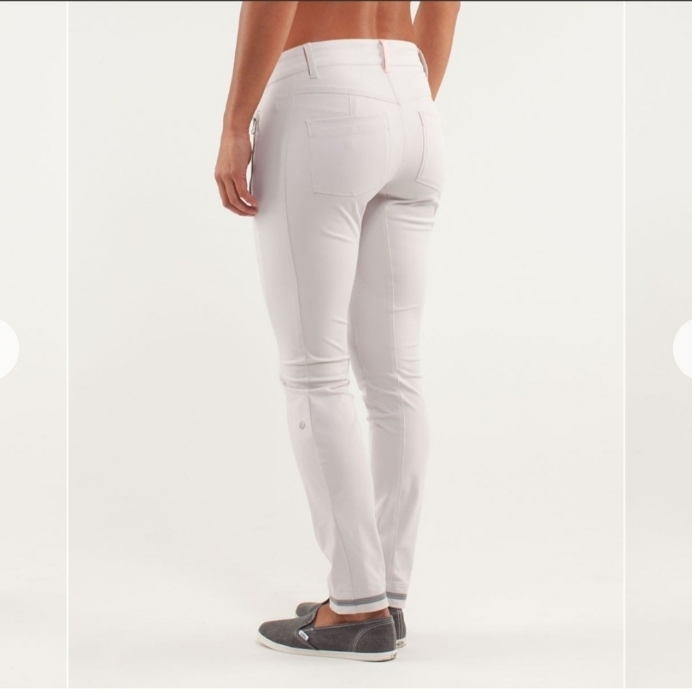 Lululemon Out & About Pants In Dune Sz 4. casual athleisure performance coach - Picture 2 of 9